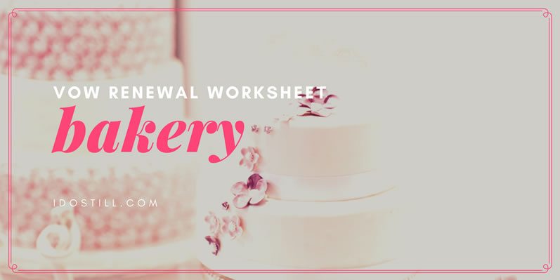 Bakery Worksheet Bakery Worksheet